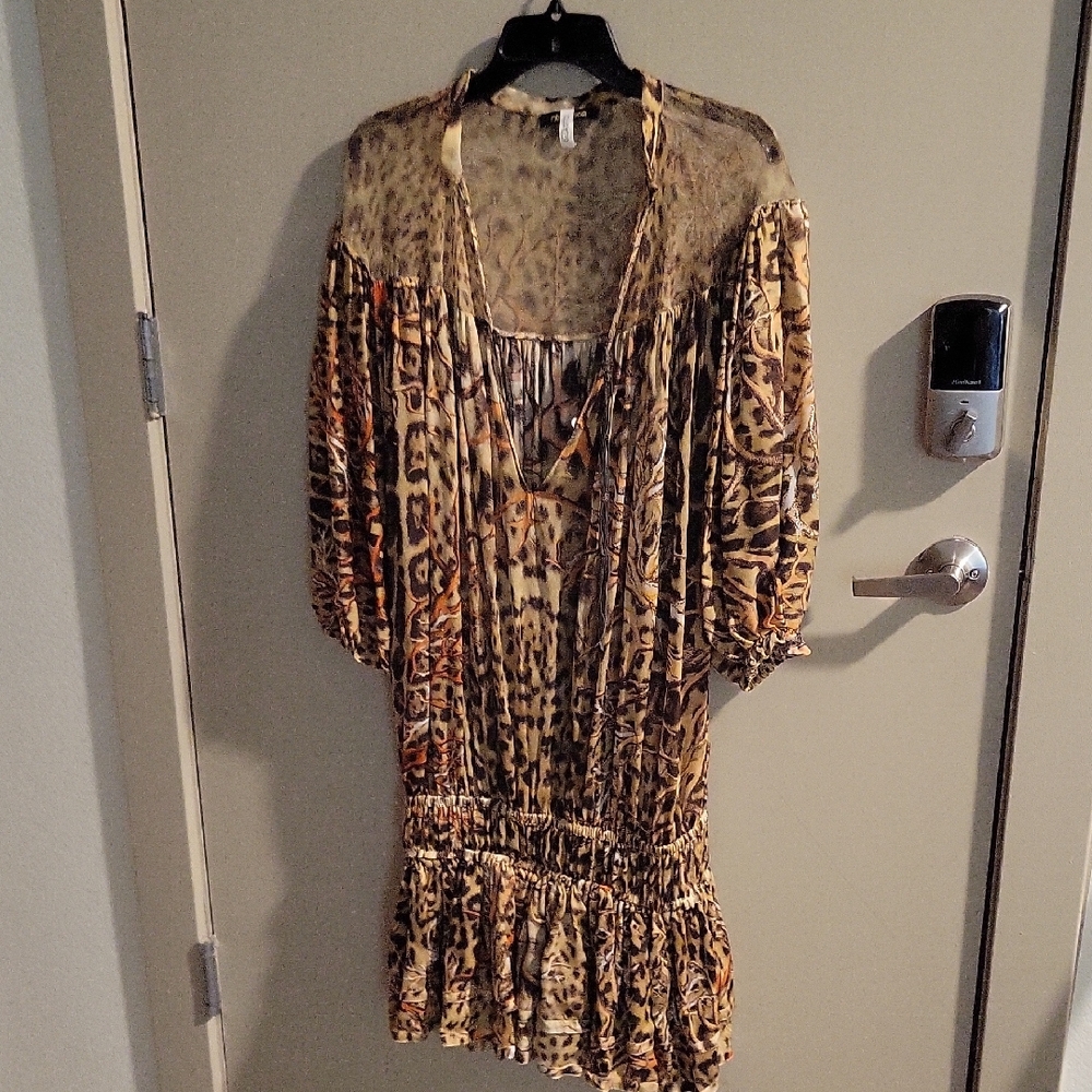 Roberto Cavalli Leopard Print Dress